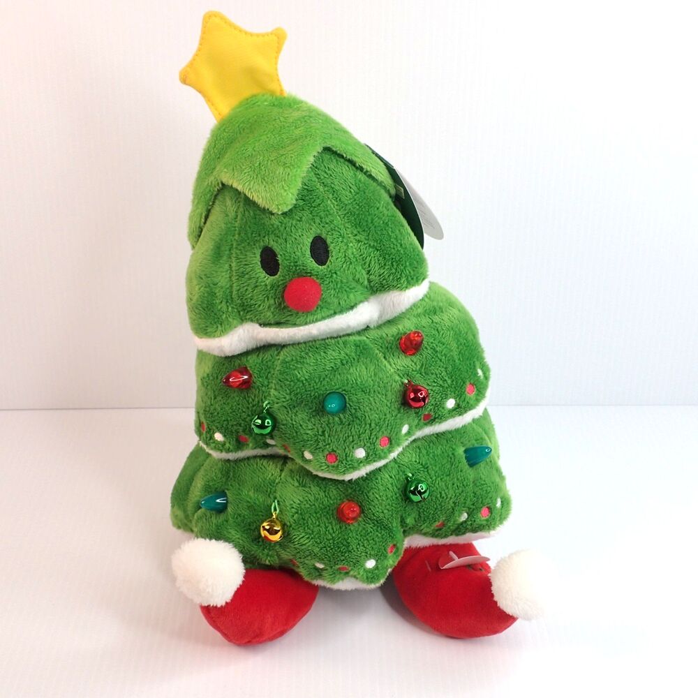Macy's Christmas Tree Animated X'mas Rockin Around 12" Sound & Light w/Tag